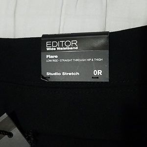 Brand new with tag black express editor flare pant